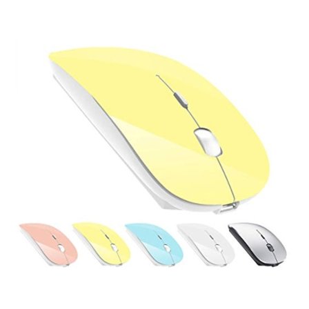 Uppladdningsbar trådlös Bluetooth-mus för Macbook Pro, trådlös Bluetooth-mus för Laptop PC ST-001