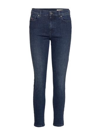 D-Roisin Trousers Skinny Jeans Blå Diesel Women
