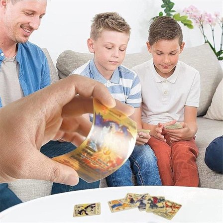 55 Ultra Sjældne Kortpakker, Interessante Combo Sjældne Kort, Folie Kort (sølv) sølv