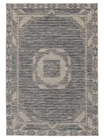 Washable Indoor/Outdoor Rug Safi Dark Grey/Beige Small Oeko-Tex
