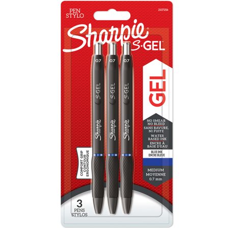 S-Gel 0,7 mm 3-pack Blue