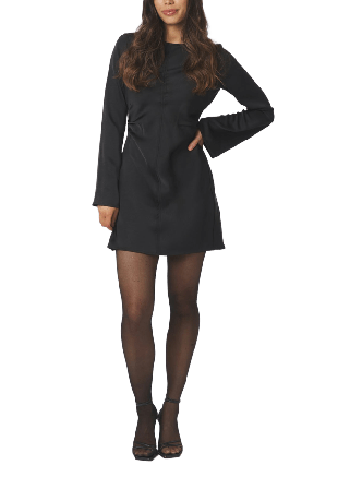 Neo Noir Jumari Heavy Sateen Dress Klänningar Dam Svart 44