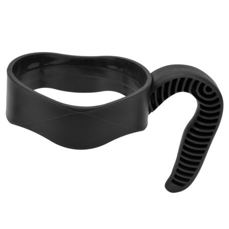 Mukin kahva Muovinen, ergonominen kannutelineen kahva 20 unssin–30 unssin kannupulloille ja useimmille muille juomapulloille, musta