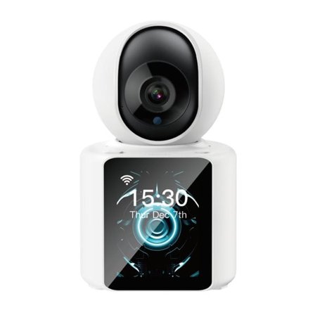XO Wifi videokamera med skärm för videosamtal och röstintercom