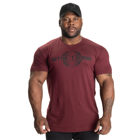 Better Bodies Recruit Tee, Maroon