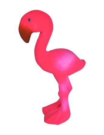 Natural Rubber Flamingo Teether Toys Baby Toys Teething Toys Vaaleanpunainen Tikiri