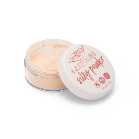 puroBIO Indissoluble Silky Powder 02 Rosa Pesca 8g - Cipria polvere