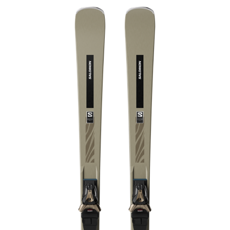 Salomon - Set di sci da sci alpino E S/max N°12 + Mi12 Gw F80 - Light Bronze Met. / Black