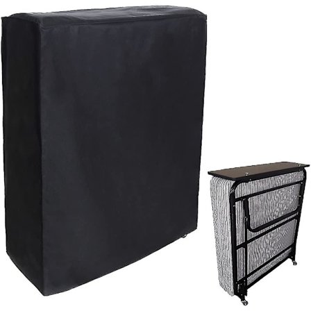 Sammenklappelig sengedækken til Twin Vandtæt Åndbar Rulle seng Opbevaringspose Støv-tæt Gæsteseng Beskytter Med Lynlås Til Hjemmekontor