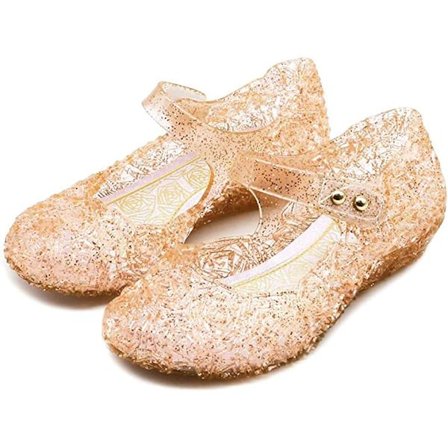 Prinsess Flick Skor Askungen Skor Snödrottning Skor Maskeradskor Halloween Cosplay Fancy Klänning Skor för Flickor