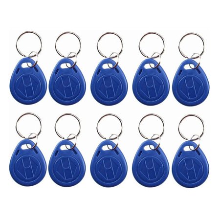 125KHz T5577 Skrivbare NFC-nøkkelbrikker Farge Blå (10)