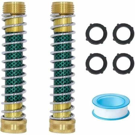 TS-Förlängningsadapter för trädgårdsslang, hållbar och anti-deformations, med spiralfjäder-slanganslutning, enkel installation