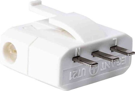 GELIA HVIT STØPSEL DCL TIL TAK OG VEGGUTAK JORDET