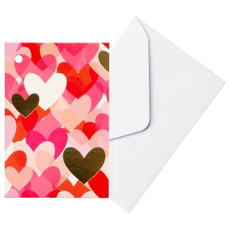 Mini Kortti Kirjekuorella Sydämet
