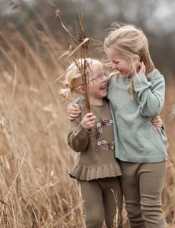 Hanevild Lea Blouse, Merino Wool - Green - 116