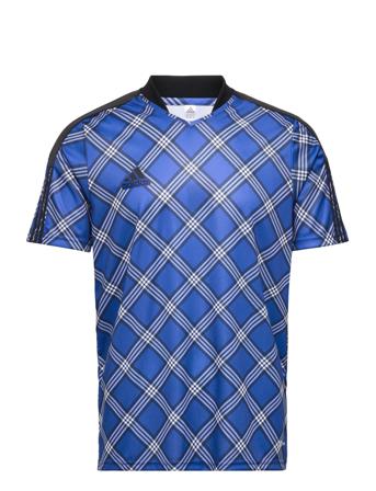 Tiro Jersey Polos Short-sleeved Blå Adidas Performance