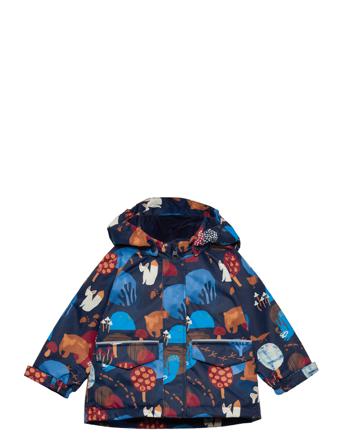 Toddlers' Winter Jacket Kustavi Outerwear Shell Clothing Shell Jacket Multi/mønstret Reima