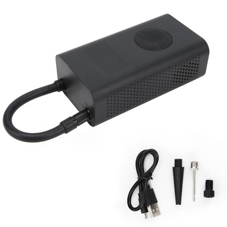 Bärbar miniluftpump med LED-smart digitalt däcktrycksensor elektrisk luftpump