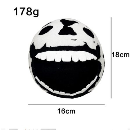 Regnbågsvänner roblox plysdocka skelett med runt ansikte