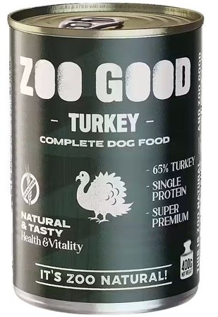 Zoo Good Wet-food Adult Venison & Turkey 400 g - Märkäruoka
