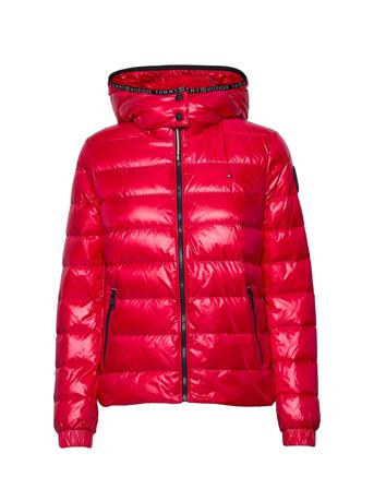 Two T Lw Down Jacket Foret Jakke Rød Tommy Hilfiger