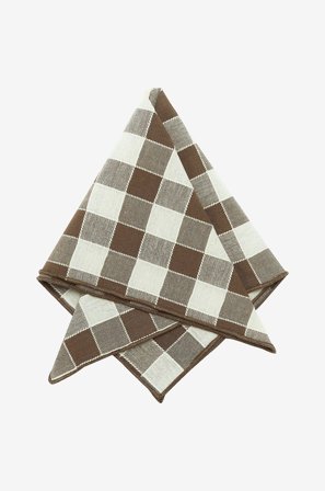 Svanefors - Lautasliina Mary - Ruskea - Lautasliinat - 45X45 - - Homeroom