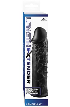 Kjøp NMC Length Extender Sleeve Black - Penisforlenger/Sleeve | God pris