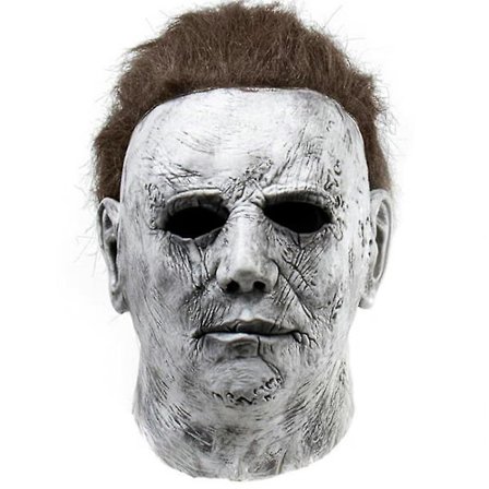 Halloween Michael Myers Horror Latex Maske Hodeplagg Festrekvisitter (A)