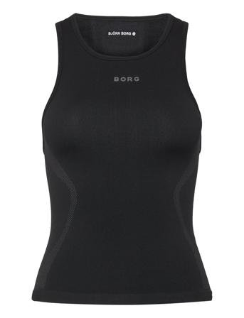 Borg Running Seamless Tank Tops T-shirts & Tops Sleeveless Black Björn Borg