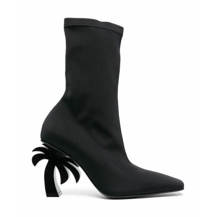 Palm Angels, Palm Angels Boots Czarny Czarny, Kobieta, Rozmiar: 37 EU