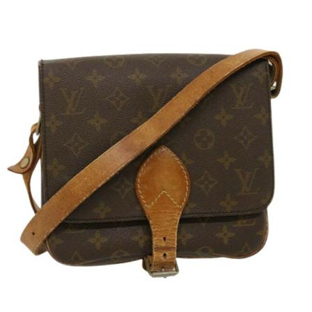 Louis Vuitton Vintage, Pre-owned Canvas Cartouchiere Bruin, Dames, Maat:ONE Size