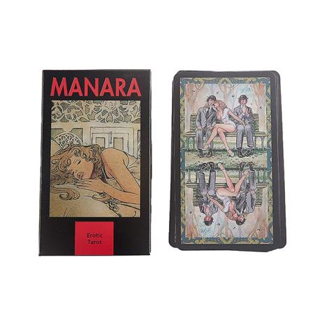 Uusi Manara-tarot englanninkielinen versio Oraakkeliennustuskohtalopelitarotpakka Multicolor OneSize