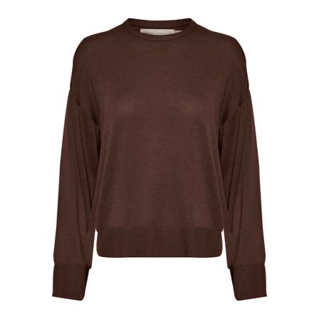 InWear, Cimoneiw casual sweater strike 30107377 Brązowy, Kobieta, Rozmiar: L