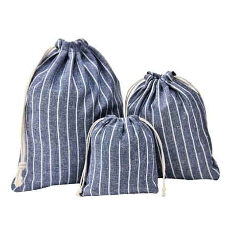 Snørepose Opbevaringspose MØRKEBLÅ