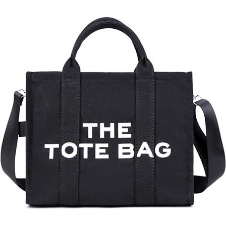 Dame Canvas Tote Bag Casual Canvas Messenger Bag skuldertaske