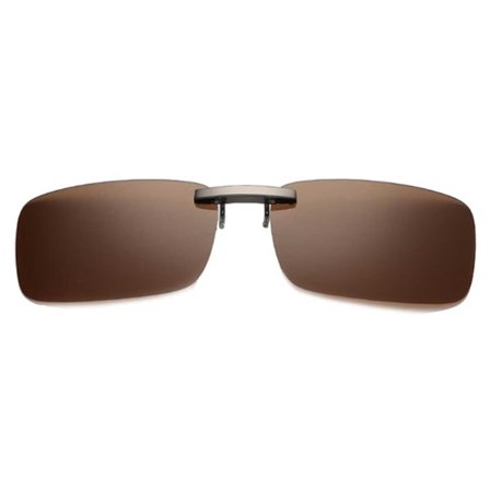 Clip-on solbriller Metal Brown 37x59mm