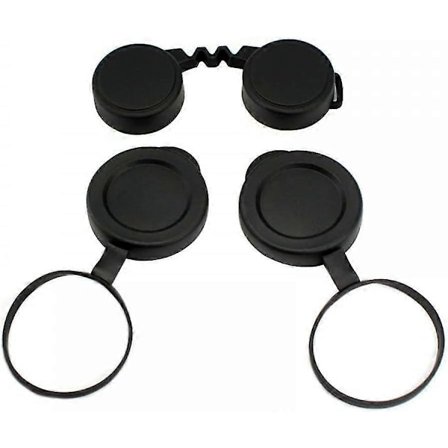 3 stk. kikkertlinsebeskyttere, 42 mm gummideksler for objektivlinser med ytre diameter 51–60 mm for kikkerter