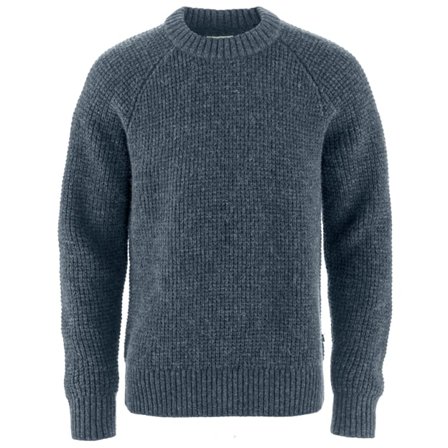 Fjällräven Övik Waffle Knit XL - Miehet - Navy/Sininen - Puserot ja neuleet