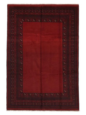 Hand Knotted Afghan Fine Rug 201X294