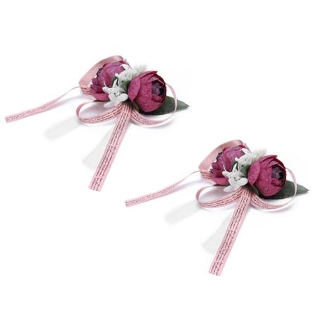 2 st konstgjorda handledsblommor innovativa brudtärnans handled