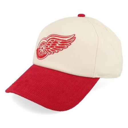 American Needle - NHL Vit unconstructed Keps - Detroit Red Wings Burnett Cream/Dark Red Dad Cap @ Hatstore