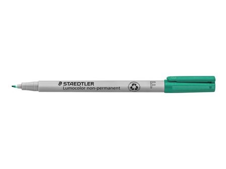 STAEDTLER Lumocolor Lumocolor Universalpenna Lumocolor 316 icke-permanent, tunn spets, 0,6 mm linjebredd, grön - Lyreco - Kontorsmaterial - Pennor - 