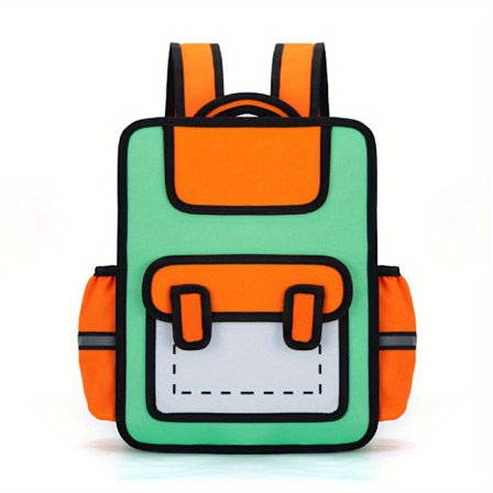 Nye og søde anime rygsække, kreative rygsække, 2D rygsække, unikke rejsetasker, afslappet stil og tilfredsstillende festivalgaver, til teenager