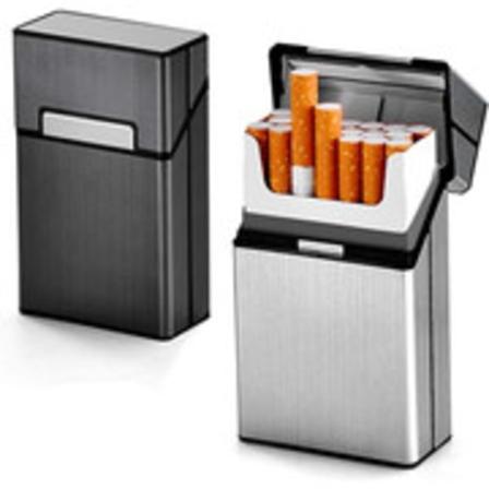 2-pak cigaretæske, aluminium Flip-etui rummer 20