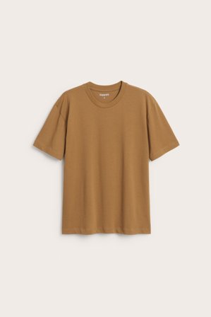 Kappahl | Rundhalsad t-shirt | Brun