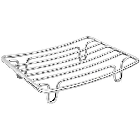 Rostfri tvålkopp med dräneringsbricka för svamp - Badrumstillbehör