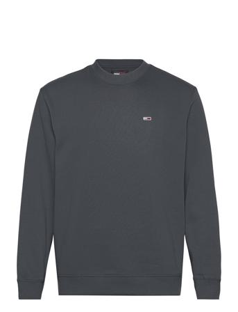 Tjm Reg S Flag Crew Grey Tommy Jeans