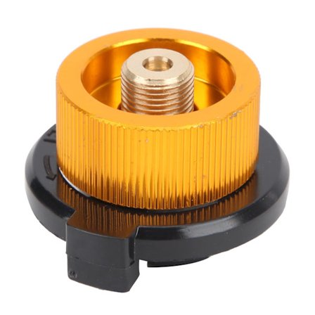 Camping Gassadapter for Butan, Adapter for Lang Gassbeholder for Konvertering Lindal Ventil Utgang