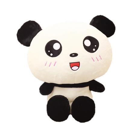 Stor Panda Plysch Fylld Med Söta Tecknade Björnpresenter, Mjuk