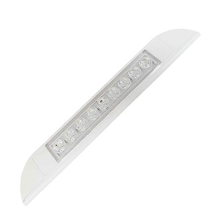 9 LED Markise Lys 12V 24V Vandtæt 256mm Udvendig Campingvogn Autocamper Strip Lampe